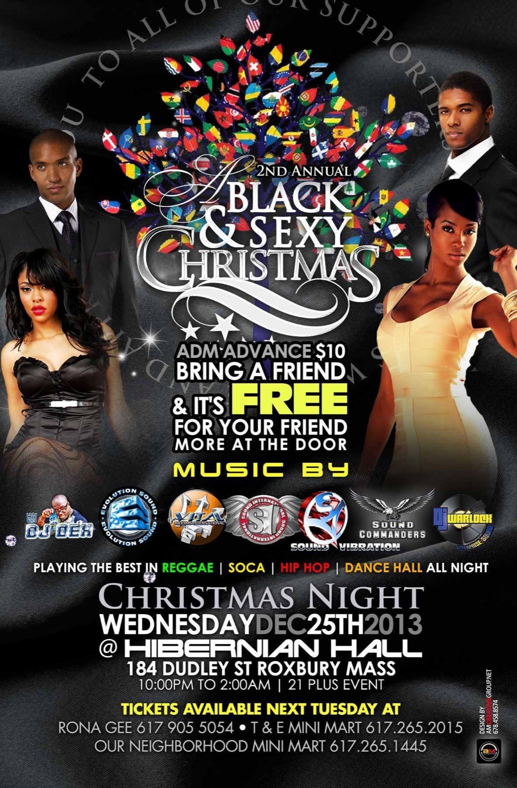 A BLACK & SEXY CHRISTMAS — 2ND ANNUAL flyer