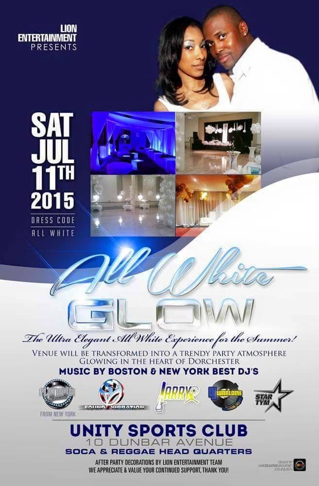 ALL WHITE GLOW — THE ULTRA ELEGANT ALL WHITE EXPERIENCE flyer