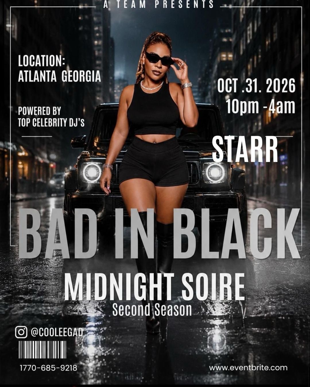 BAD IN BLACK — MIDNIGHT SOIREE, SECOND SEASON