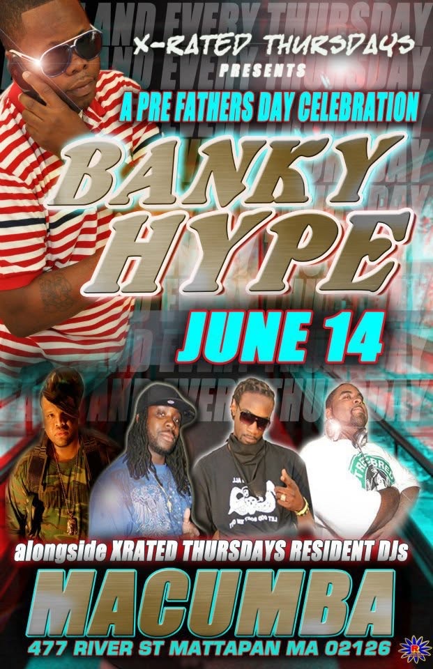 BANKY HYPE — A PRE FATHERS DAY CELEBRATION flyer