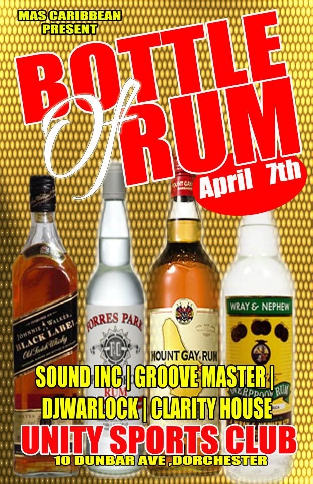 BOTTLE OF RUM flyer