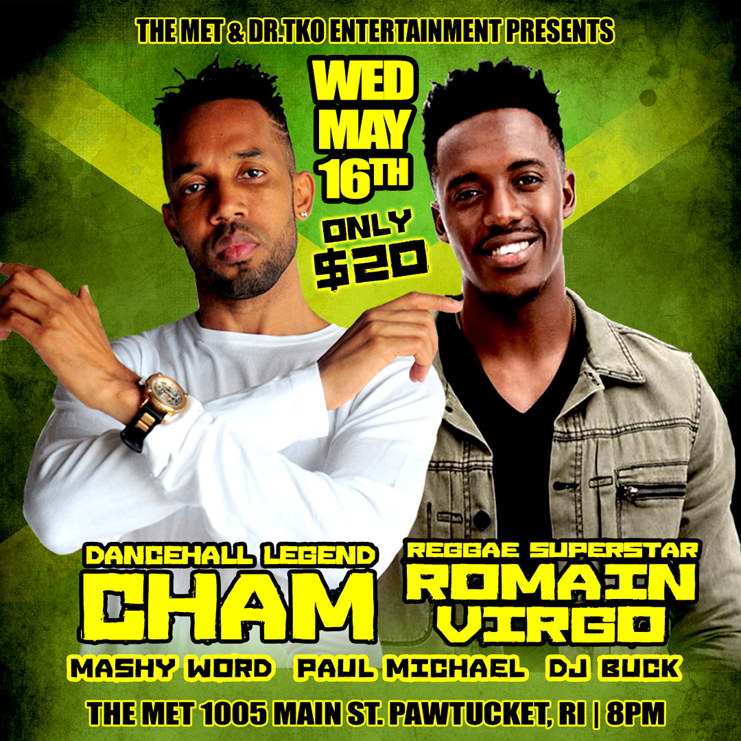 CHAM & ROMAIN VIRGO flyer