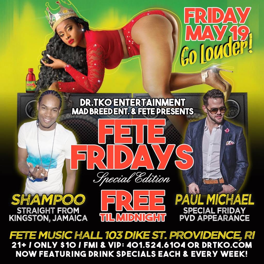FETE FRIDAYS — SPECIAL EDITION, GO LOUDER! flyer