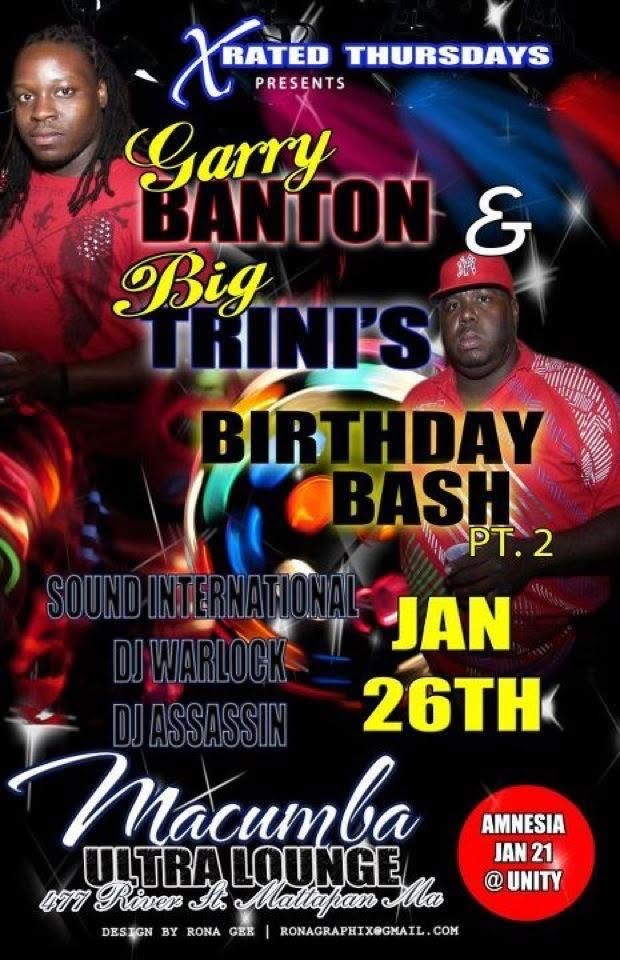 GARRY BANTON & BIG TRINI'S BIRTHDAY BASH PT. 2 flyer