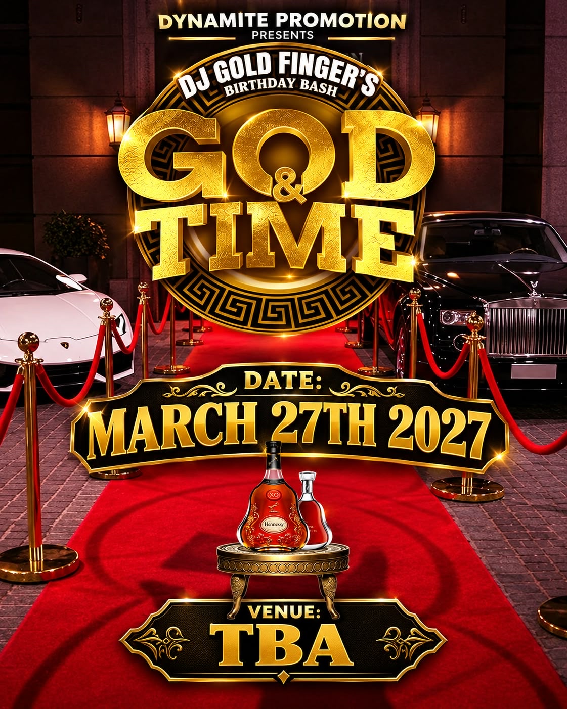 GOD & TIME — DJ GOLD FINGER'S BIRTHDAY BASH