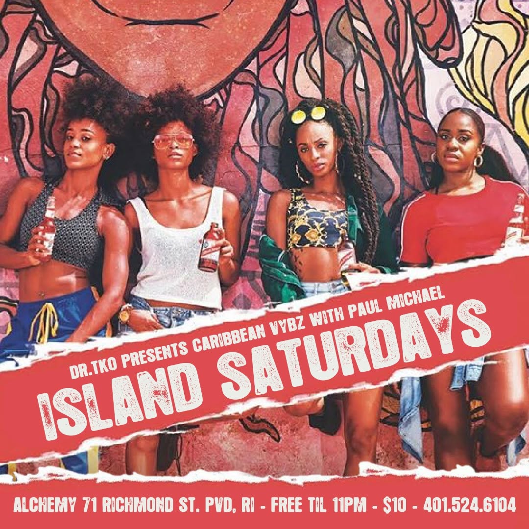 ISLAND SATURDAYS — CARIBBEAN VYBZ flyer
