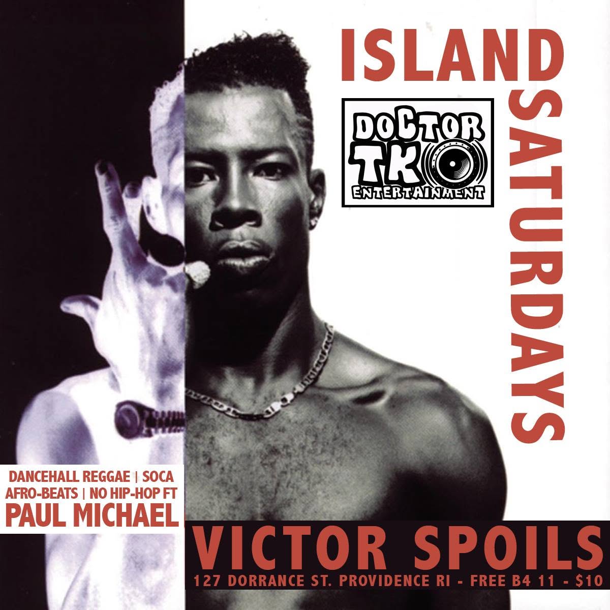 ISLAND SATURDAYS — NO HIP-HOP flyer