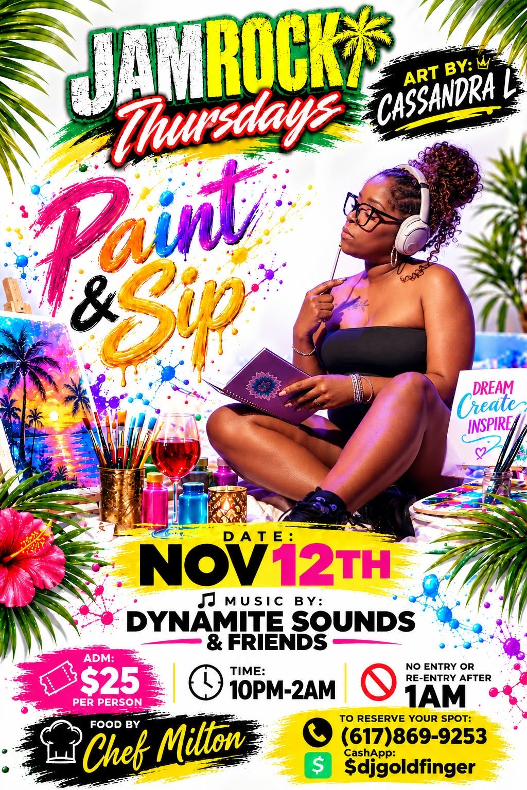 JAMROCK THURSDAYS — PAINT & SIP