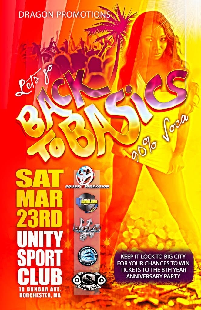 LET'S GO BACK TO BASICS — 90% SOCA flyer