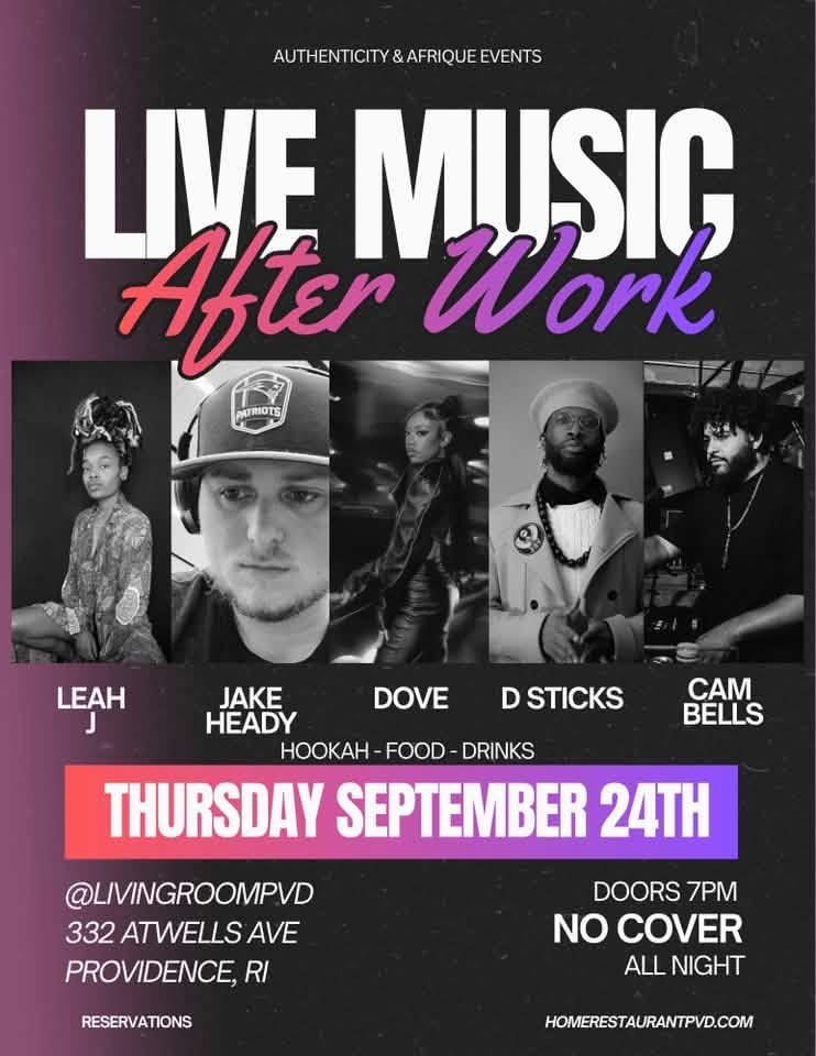 LIVE MUSIC AFTER WORK flyer