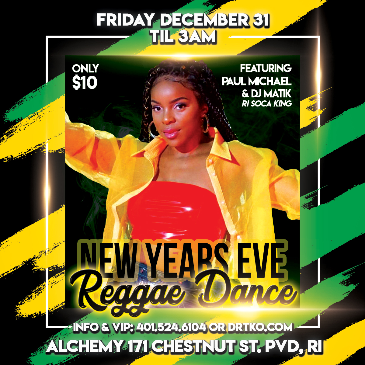 NEW YEAR'S EVE REGGAE DANCE flyer