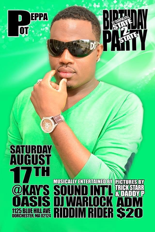PEPPA POT 6TH ANNUAL STATE 2 STATE BIRTHDAY PARTY flyer