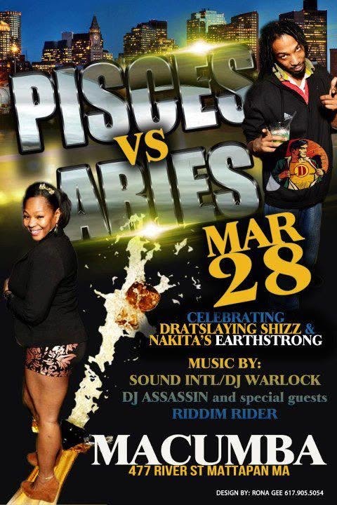 PISCES VS ARIES flyer
