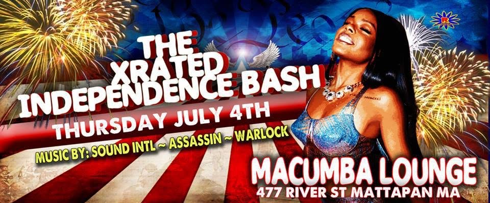 THE X RATED INDEPENDENCE BASH flyer