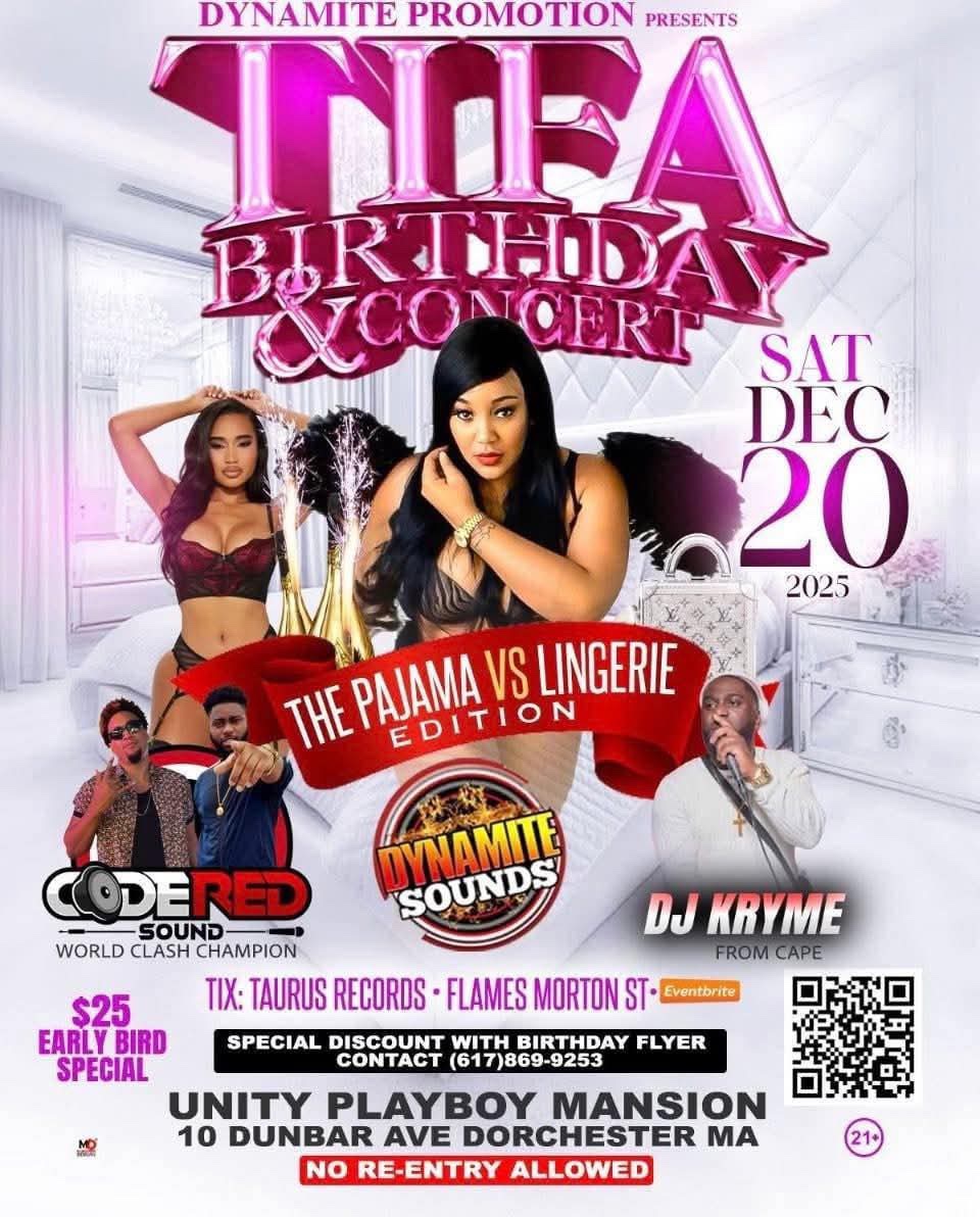 TIFA BIRTHDAY & CONCERT — THE PAJAMA VS LINGERIE EDITION flyer