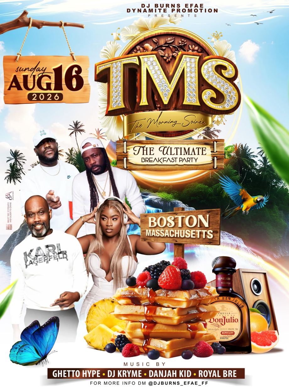 TMS — THE MORNING SOIRÉE flyer